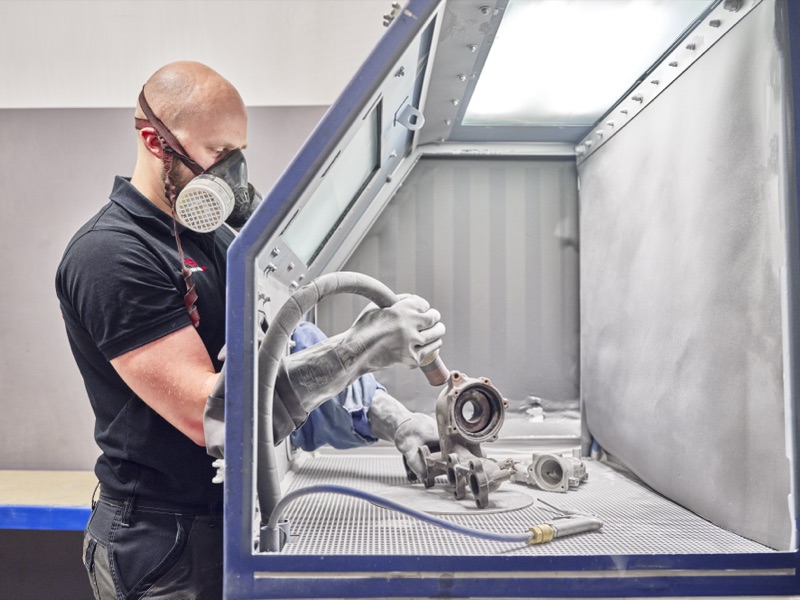 Turbolader Reinigung vor der Instandsetzung